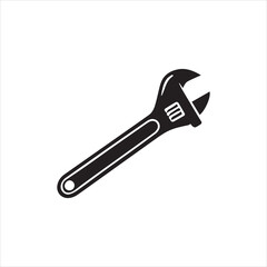 wrench isolated on white background