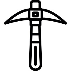 Archaeological Pickaxe Icon