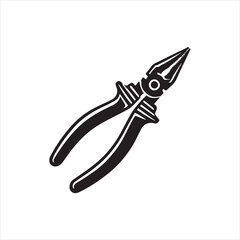 pliers isolated on white