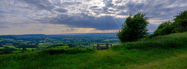 View from Coaley Peak near Gloucester