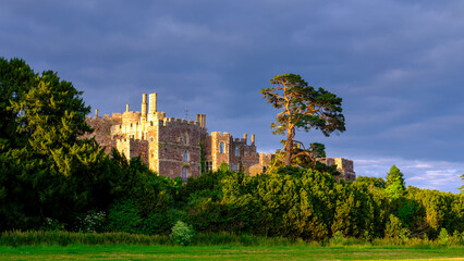 Sunset light on Berkeley Castle