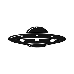 UFO Graphic Silhouette