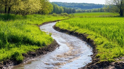 Pollution Impact on Farm Irrigation Channels