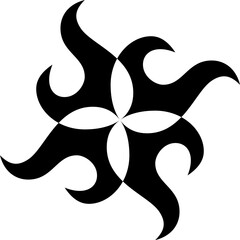 abstract black and illustration