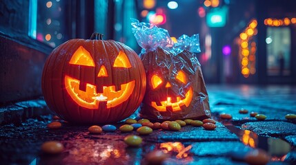 Obraz premium Collecting Festive Treats