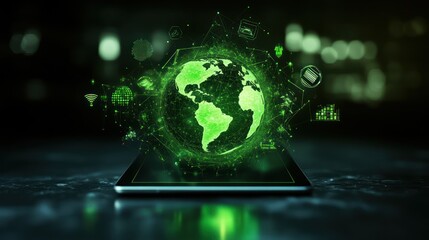 Global Network on Tablet