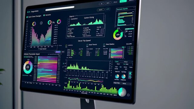 Comprehensive analytics dashboard showcasing data visualizations and performance metrics for business analysis