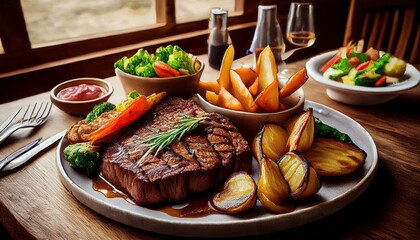 A drizzle of homemade sauce enhances the dish beautifully.  