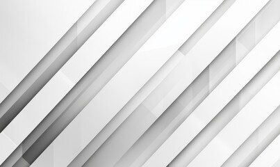 Obraz premium Minimal geometric white light background abstract design