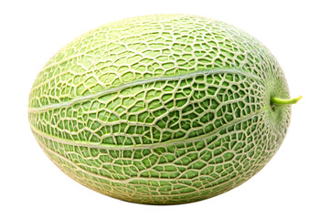 Obraz premium Fresh brilliant honeydew melon isolated on transparent background