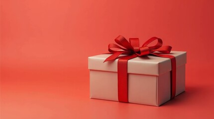 Obraz premium gift box with ribbon