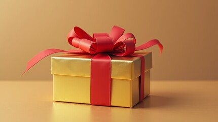 gift box with ribbon