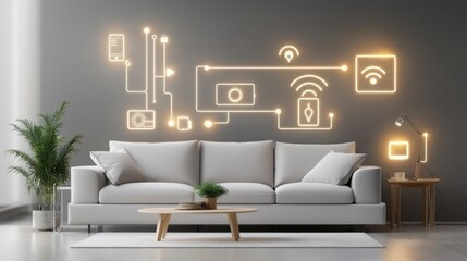 Smart living room innovations for future home design modern aesthetic