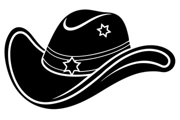 cowboy hat isolated on white