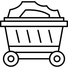 Mining Cart Icon