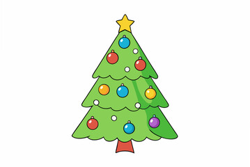 christmas tree illustration