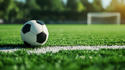soccer ball on grass