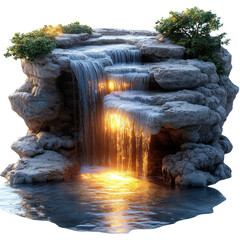 waterfall in the park