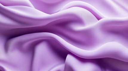 Obraz premium Soft, flowing lavender fabric with gentle waves and textures, reflecting light and creating an elegant, dreamy appearance.