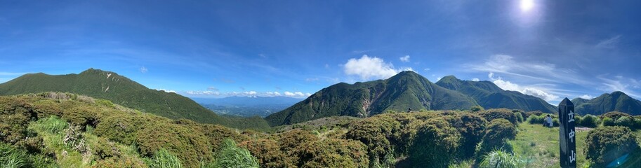 立中山山頂パノラマ（阿蘇方面）