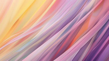 Abstract wave pattern with soft pastel colors creating a serene atmosphere.