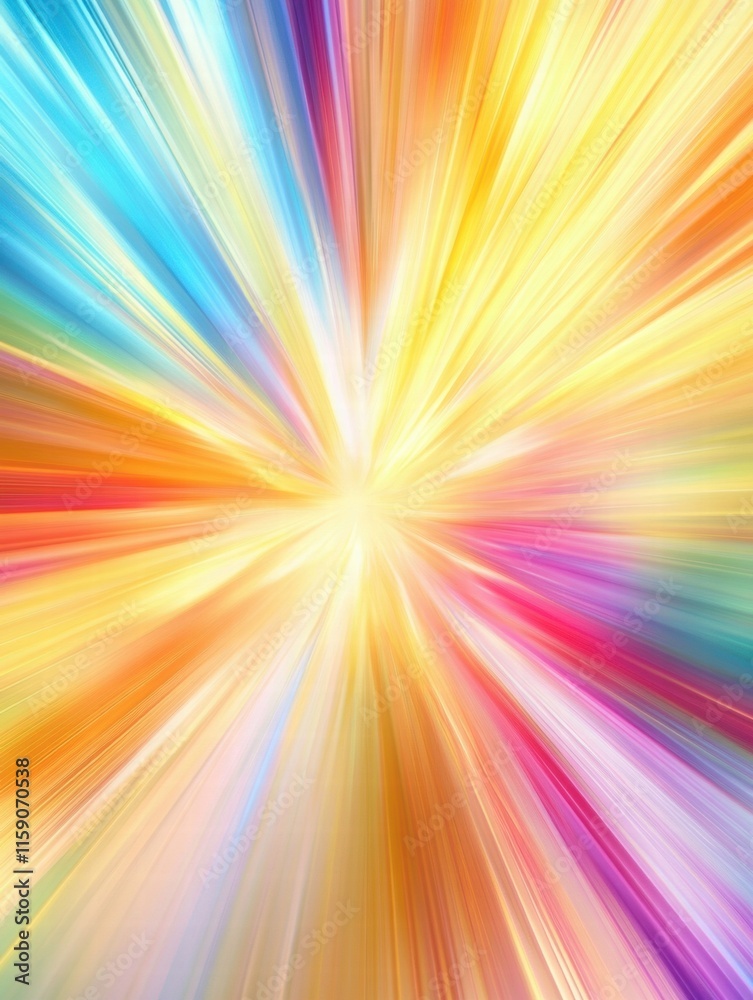 Leinwandbilder Vibrant explosion of colors creating a dynamic backdrop with room for text placement and creative design elements. Generative AI