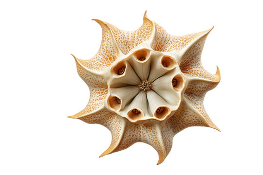Datura Seed Isolated on Transparent Background PNG Image.