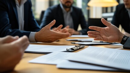 Vendor selection and negotiation session. Featuring vendor proposals and team discussions