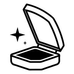 black and white gift box