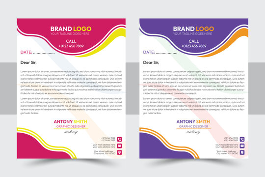 Modern Letterhead Design