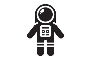 Astronaut Silhouette for Sci-Fi Posters and Space-Themed Projects