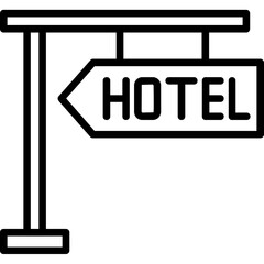 Hotel Sign Icon