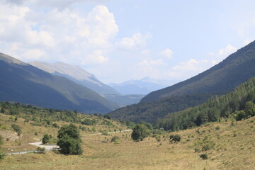 Panorama dal rifugio del Diavolo a Pescasseroli