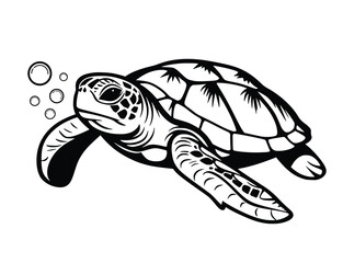 turtle outline clipart vector. animal, tortoise, clipart, draw, illustration.