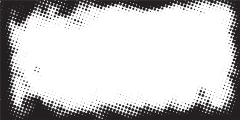 Set of Torn Paper Frames. Vector Collage Shape of Black Ripped Papers Silhouettes isolated on white background.