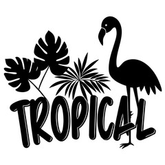 illustration of flamingo