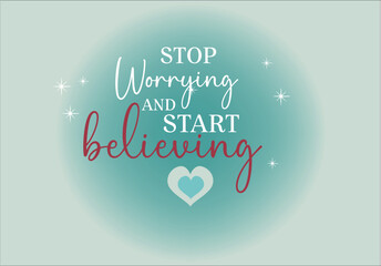 Obraz premium motivation slogans and heart design .Positive quote. illustration vector
