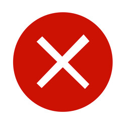 Check mark  tick and cross button  x mark  green and red check box with yes and no sign set in circle and square shape