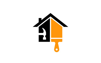 Home repair  roofing  remodeling   home renovation  contructions logo design logo