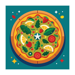 A Delicious Mexican Food Vector Illustration