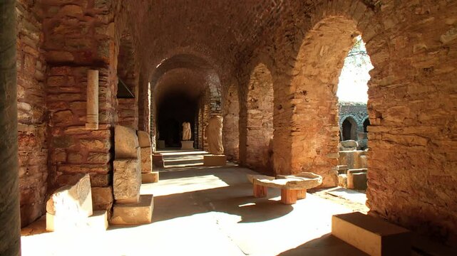 Historical artifacts of the ancient city of Iasos, Muğla Milas