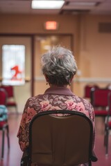 Obraz premium Support Group Meeting for Arrhythmia Patients at Community Center