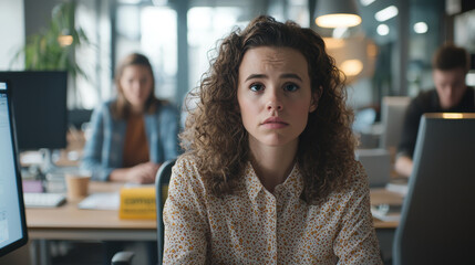 Workplace Dynamics: Employee Stress and Colleague Reactions in a Modern Office Setting