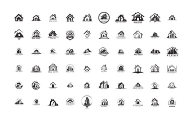 Real State Logo or Home, house icon use to Websites, Apps, Industrist for Print or Electrit Media