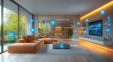 Fototapeta premium Smart Home Living