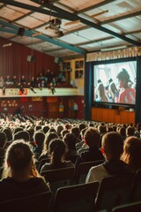 Educational Video Presentation on Avoiding Drugs in a School Assembly Setting
