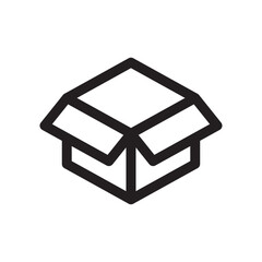 Logistic box icon. Fast delivery icon template design