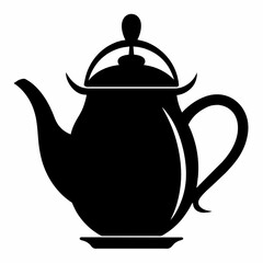 teapot isolated on white