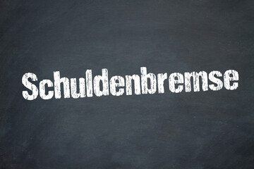 Obraz premium Schuldenbremse 