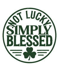 ST.Patrick Day Shamrock Irish T-Shirt PNG